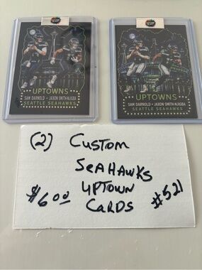 Custom Football Cards - Black & Green Fan Set